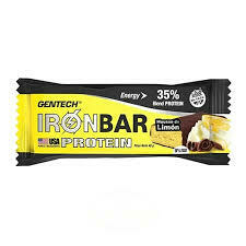 BARRA PROTEICA IRONBAR X 46GR SABOR MOUSSE DE LIMON - GENTECH