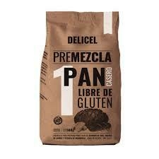 PREMEZCLA PAN SIN TACC X 500GR DELICEL - comprar online