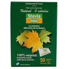 STEVIA EN SOBRES SIN TACC X 50 DULRI en internet