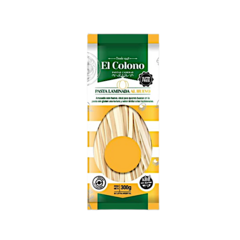 PASTA LAMINADA CASERA AL HUEVO SIN GLUTEN X 300 G - EL COLONO - - comprar online