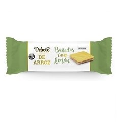 GALLETA DE ARROZ BAÑADA SABOR LIMÓN X115GR DELUXE