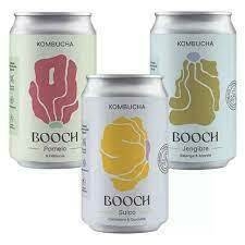KOMBUCHA CON ALOYSIA SABOR JENGIBRE X 354ML. - BOOCH