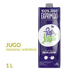 JUGO DE MANZANA + ARÁNDANOS SIN TACC X 1L - PURA FRUTTA