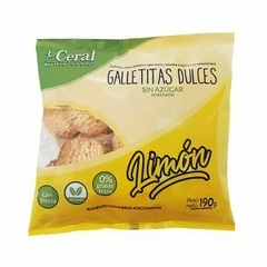 GALLETITAS SIN AZUCAR AGREGADA LIMON X 190GR - CERAL