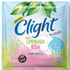 JUGO SIN AZUCAR LIMONADA ROSA X 1 UNID - CLIGHT en internet
