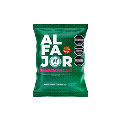ALFAJOR RELLENO DE MEMBRILLO CON BAÑO DE CHOCOLATE BLANCO SIN TACC VEGANO X 60GR FELICES LAS VACAS