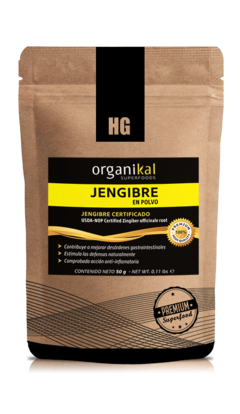 JENGIBRE EN POLVO X 50GR ORGANIKAL