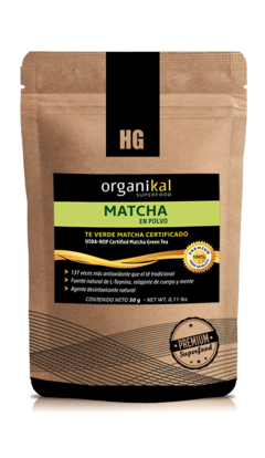 TE MATCHA EN POLVO X 50GR - ORGANIKAL