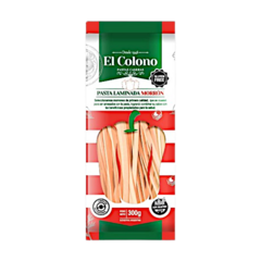 PASTA LAMINADA CASERA MORRON SIN GLUTEN X 300 G - EL COLONO