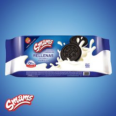 GALLETAS CHOCOLATE RELLENAS DE VAINILLA SIN TACC X 105GR SMAMS
