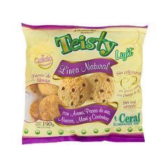 GALLETITAS LIGHT TEISTY CON AVENA Y PASAS X 190GR - CERAL