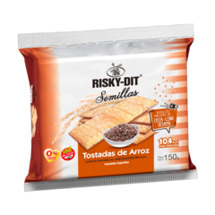TOSTADA DE ARROZ CON SEMILLAS SIN TACC X 150GR - RISKY-DIT