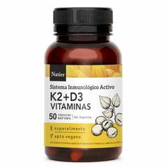 VITAMINA K2 + D3 X 50 UNIDADES - NATIER