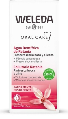 AGUA DENTÍFIRCA DE RATANIA X50ML - WELEDA - comprar online