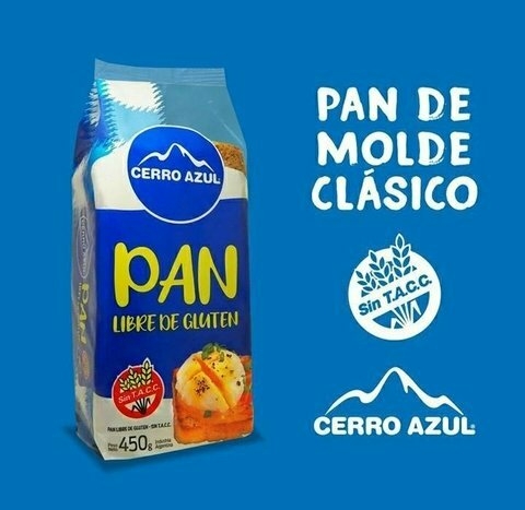 PAN SIN TACC X 480GR - CERRO AZUL