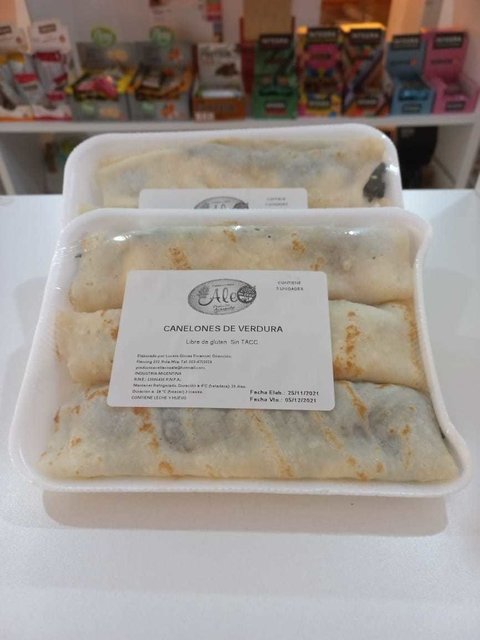 CANELONES SIN TACC X 3 UNIDADES - ALE