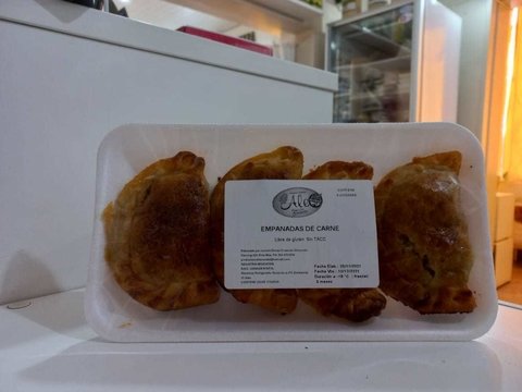 EMPANADAS SIN TACC CARNE X 4 UNIDADES - ALE