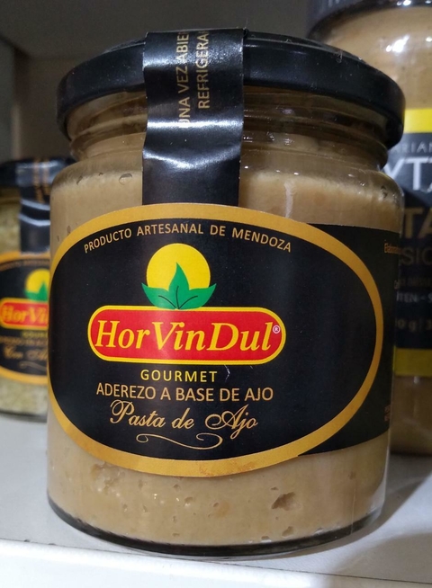 PASTA DE AJO X 250GR HORVINDUL