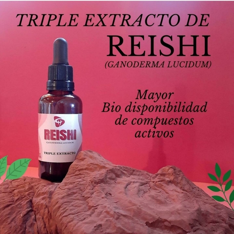 REISHI HONGOS ADAPTÓGENOS TRIPLE EXTRACTO X 50ML - CAVA DE HONGOS