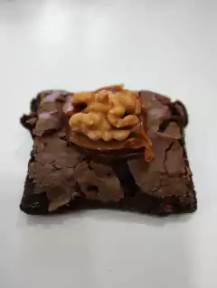 BROWNIE SIN TACC CON DULCE DE LECHE Y NUEZ - SABIA COCINA