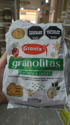 GALLETAS GRANOLITAS MANZANA Y CANELA X 350GR - GRANIX - comprar online