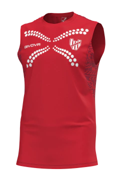 SUDADERA DE ENTRENAMIENTO GIVOVA ROJO-BCO