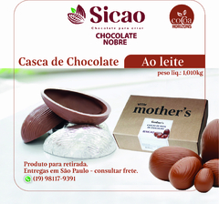 CASCA DE OVO DE CHOCOLATE AO LEITE NOBRE - 250G - 11 UNI. - comprar online