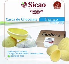 CASCA DE OVO DE CHOCOLATE BRANCO NOBRE 350G - 7 UNI. - comprar online