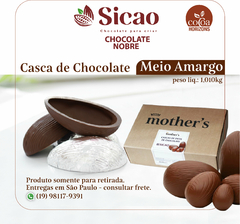 CASCA DE OVO DE CHOCOLATE MEIO AMARGO NOBRE - 250G - 11 UNI. - comprar online