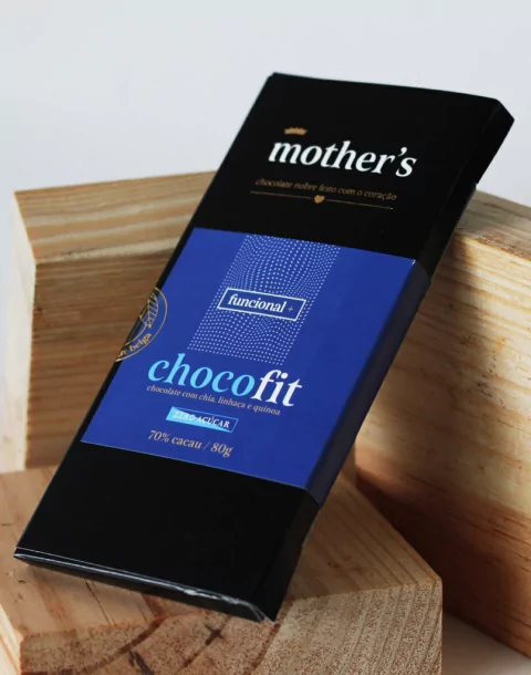 Tablete Funcional Chocofit 70% cacau- 80g