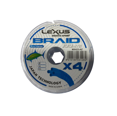 Multifilamente Lexus 4 Hebras x 100 mts