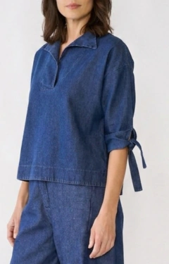 CAMISA UNIQUE JEAN AZUL