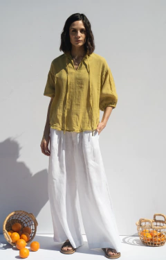 CAMISA FARMER GASA PISTACHO