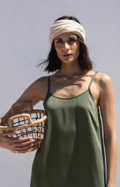 VESTIDO HOPE VERDE [TENCEL 100%] - comprar online