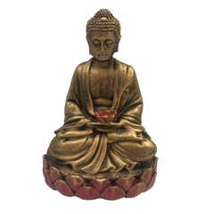 BUDA NA FLOR DE LOTUS 14CM