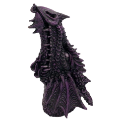 INCENSÁRIO CABEÇA DE DRAGÃO 27CM (ROXO) na internet