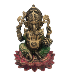 GANESHA NA FLOR DE LOTUS