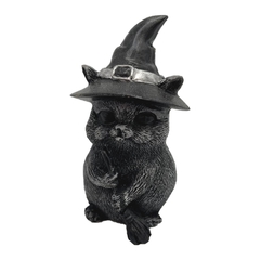 Gato Bruxo Com Chapeu E Vassoura