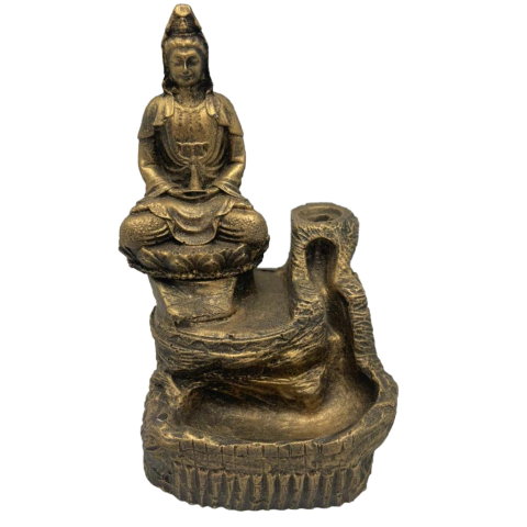 Incensário Cascata De Kuan Yin 13cm