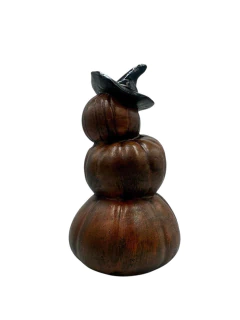 Decoração Halloween Pote/Enfeite Abóboras Empilhadas - comprar online