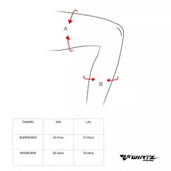 Imagen de Rodillera Elevate Wirtz Racing