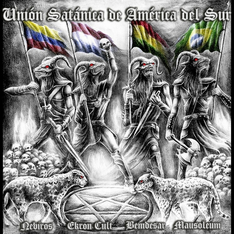 MAUSOLEUM | NEBIROS | EKRON CULT | BEMDESAR - Unión Satánica de América del Sur - CD