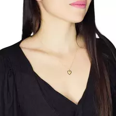Cadena con dije corazón - oro 18k - 1,6Grs en internet