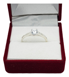 Anillo Cintillo Plata 925 C1333 Z43 Dia De Los Enamorados - comprar online