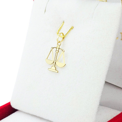 Dije Oro 18k Balanza De La Justicia Abogados C326
