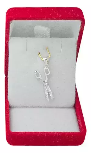 Dije Plata 925 Tijera Peluquería Barbería C1410 - comprar online