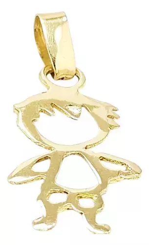 Dije Nene Calado Oro 18k 10x18 Mm Joyas Center C1643 - comprar online