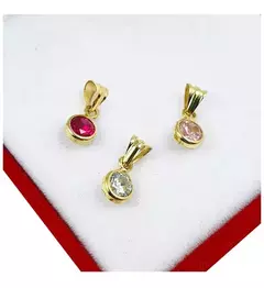 Dije Oro 18kts Susano Piedra Cubic 0,4gr - comprar online