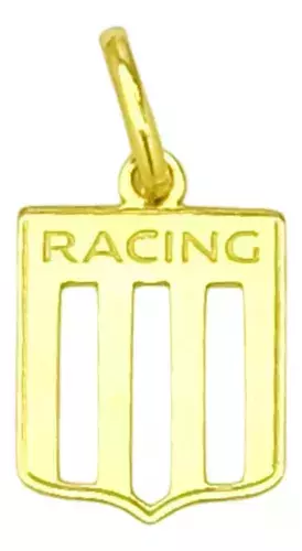 Dije Oro 18k Escudo Racing Club Avellaneda Academia C1551 - comprar online