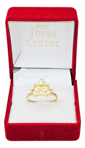 Anillo Cintillo Oro 18k Corona Modelo C554 - comprar online